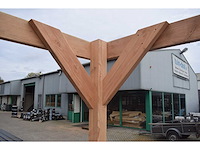 Douglas carport frame met berging - 720x510x235 cm - afbeelding 15 van  16