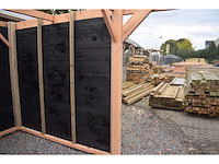 Douglas carport frame met berging - 720x510x235 cm - afbeelding 3 van  10