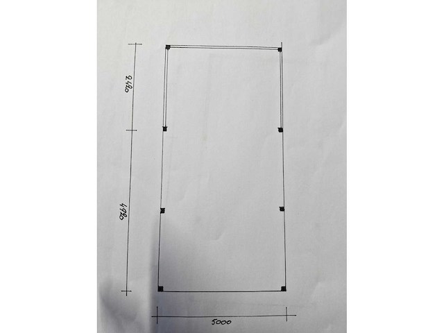 Douglas carport frame met berging - 720x510x235 cm - afbeelding 16 van  16