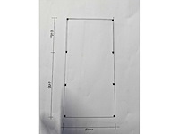 Douglas carport frame met berging - 720x510x235 cm - afbeelding 16 van  16