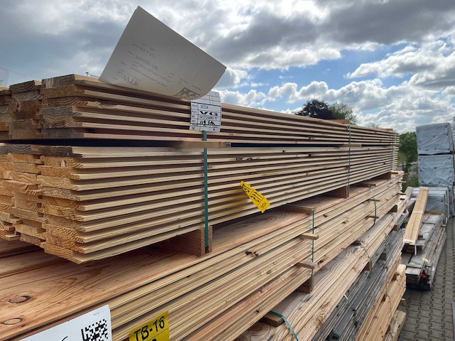 Douglas channelsiding 3000x137x18mm (119x) - afbeelding 1 van  2