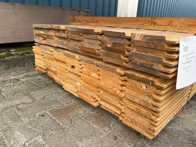 Douglas channelsiding 3000x137x18mm (119x) - afbeelding 3 van  3