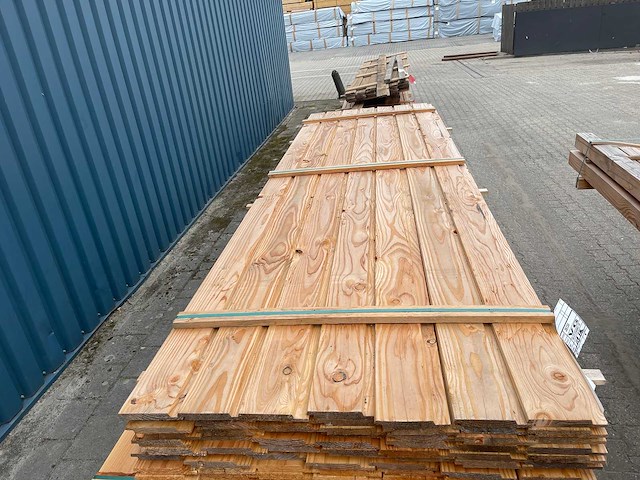Douglas channelsiding 3000x137x18mm (119x) - afbeelding 1 van  3