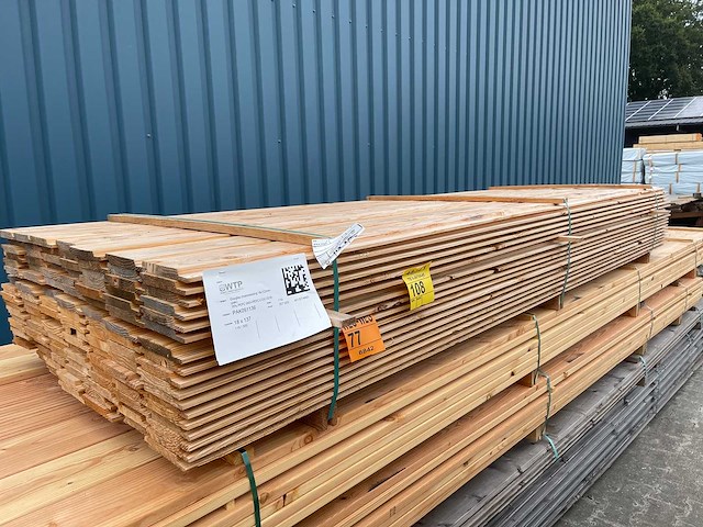 Douglas channelsiding 3000x137x18mm (119x) - afbeelding 2 van  3