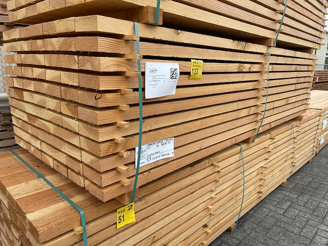 Douglas dakbalken fijnbezaagd 3000x150x50mm (77x) - afbeelding 4 van  4