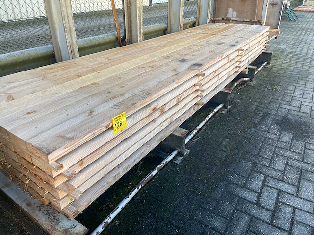Douglas dakbalken fijnbezaagd 4000x150x50mm (42x) - afbeelding 2 van  3