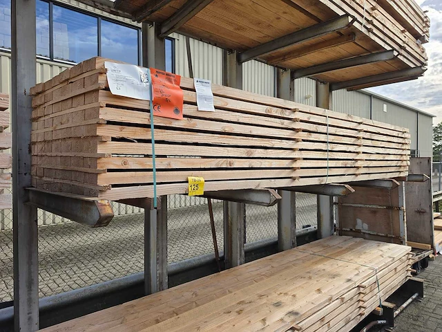 Douglas dakbalken fijnbezaagd 4000x150x50mm (63x) - afbeelding 4 van  4