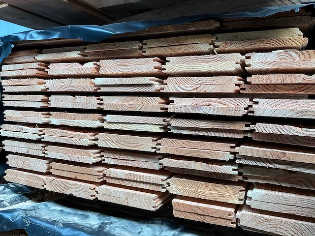 Douglas dakbeschot 18x190 mm - 500 cm (100x) - afbeelding 2 van  3