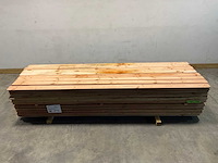 Douglas dakbeschot geschaafd mes en groef - 300x11,6x1,6 cm (120x) - afbeelding 2 van  8