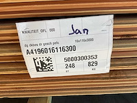 Douglas dakbeschot geschaafd mes en groef - 300x11,6x1,6 cm (120x) - afbeelding 8 van  8