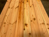 Douglas dakbeschot geschaafd mes en groef - 300x11,6x1,6 cm (120x) - afbeelding 3 van  8