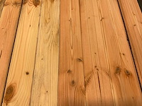 Douglas dakbeschot geschaafd mes en groef - 300x11,6x1,6 cm (120x) - afbeelding 4 van  8