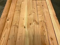 Douglas dakbeschot geschaafd mes en groef - 400x11,6x1,6 cm (76x) - afbeelding 4 van  9