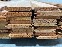 Douglas dakbeschot geschaafd mes en groef - 400x11,6x1,6 cm (76x) - afbeelding 8 van  9