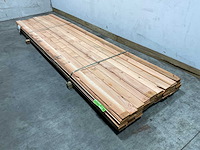 Douglas dakbeschot geschaafd mes en groef - 400x11,6x1,6 cm (76x) - afbeelding 1 van  9