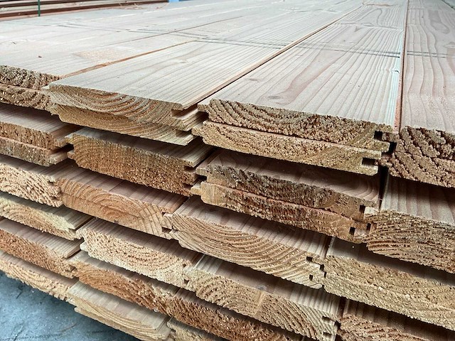 Douglas dakbeschot sponningdeel - 500 cm - 18x145 mm (80x) - afbeelding 2 van  5