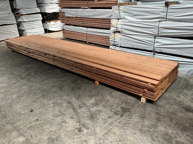 Douglas dakbeschot sponningdeel - 500 cm - 18x145 mm (80x) - afbeelding 5 van  5