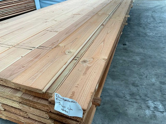 Douglas dakbeschot sponningdeel - 500 cm - 18x145 mm (80x) - afbeelding 4 van  5
