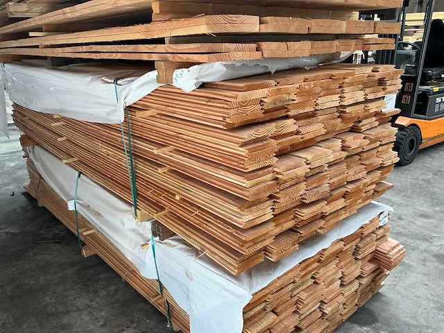Douglas dakbeschot / sponningdelen - 300 cm - 18x145 mm (188x) - afbeelding 5 van  6