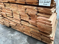 Douglas dakbeschot / sponningdelen - 300 cm - 18x145 mm (80x) - afbeelding 1 van  5