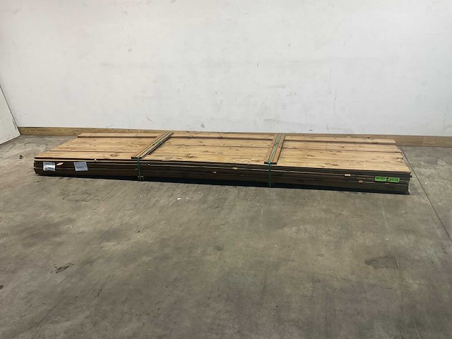 Douglas dekdeel eenzijdig geprofileerd 400x14,5x2,5 cm (43x) - afbeelding 1 van  6