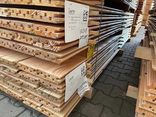 Douglas design- triple- deens profiel 3000x142x18mm (160x) - afbeelding 4 van  4