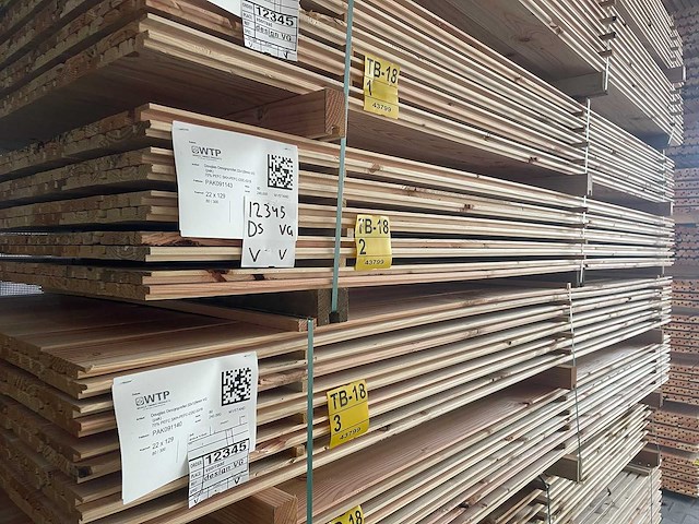 Douglas design- triple- deens profiel 3000x142x18mm (80x) - afbeelding 4 van  4