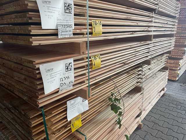 Douglas design- triple- deens profiel 3000x142x18mm (80x) - afbeelding 4 van  4