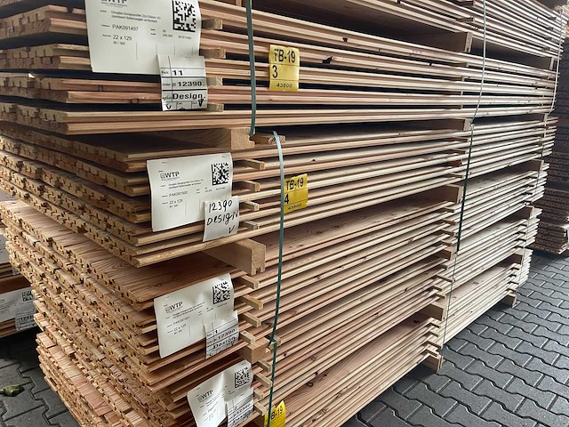 Douglas design- triple- deens profiel 3000x142x18mm (80x) - afbeelding 4 van  4