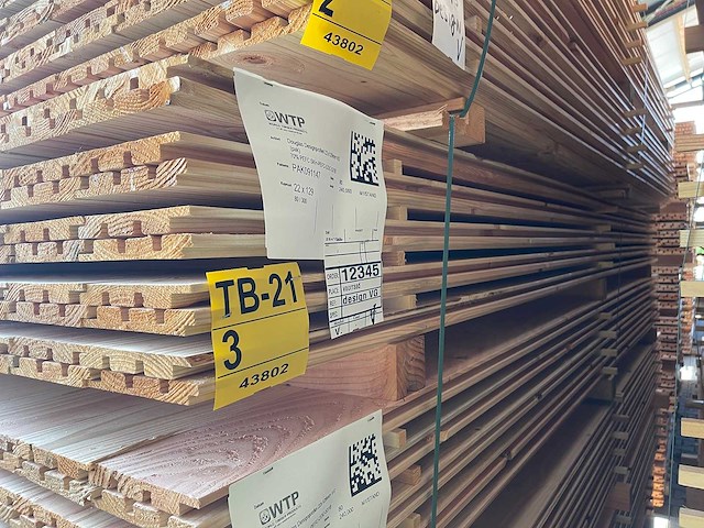 Douglas design- triple- deens profiel 3000x142x18mm (80x) - afbeelding 4 van  4