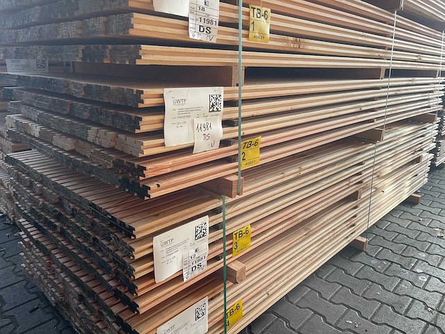 Douglas design- triple- deens profiel 3000x142x22mm (80x) - afbeelding 3 van  3