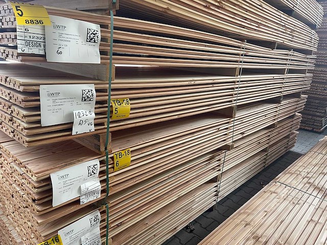 Douglas design- triple- deens profiel 4000x142x18mm (80x) - afbeelding 4 van  4