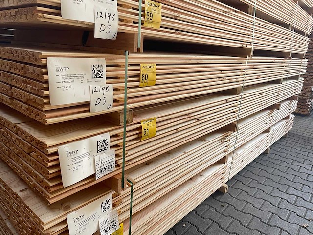 Douglas design- triple- deens profiel 4000x142x18mm (80x) - afbeelding 4 van  4