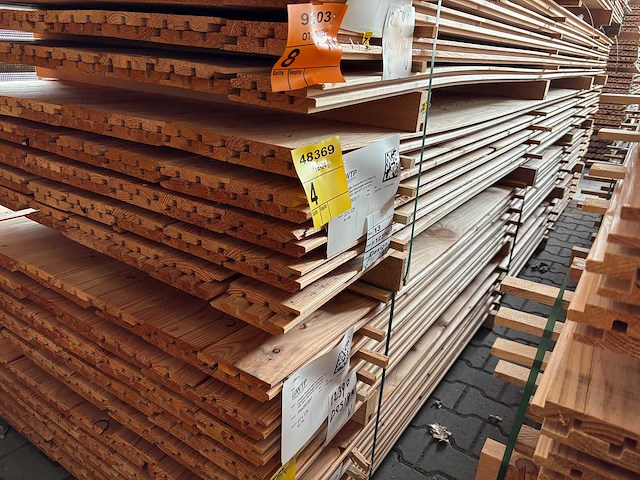 Douglas design- triple- deens profiel 4000x142x18mm (80x) - afbeelding 4 van  4