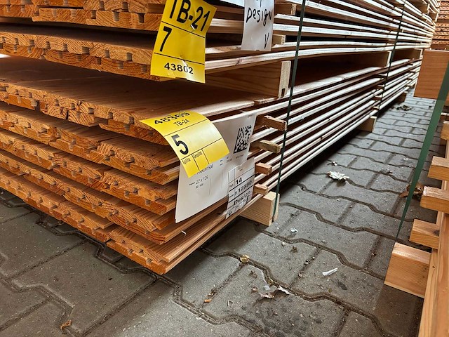 Douglas design- triple- deens profiel 4000x142x18mm (80x) - afbeelding 4 van  4