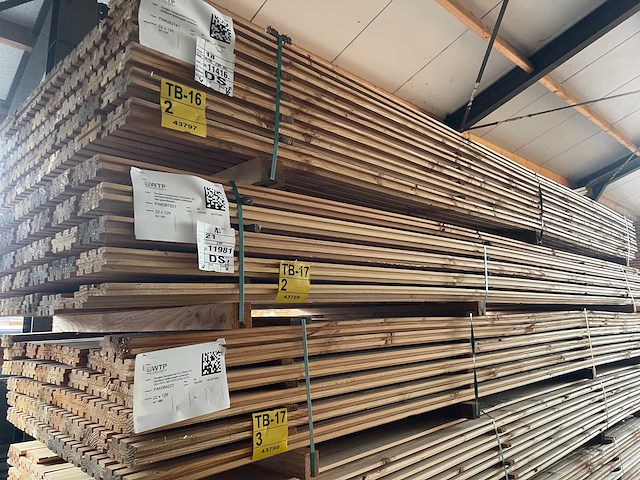 Douglas design- triple- deens profiel 4000x142x22mm (80x) - afbeelding 4 van  4