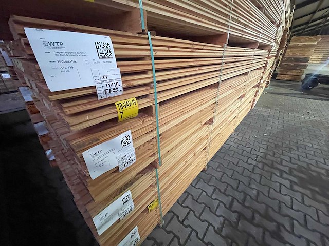 Douglas design- triple- deens profiel 4000x142x22mm (84x) - afbeelding 4 van  4