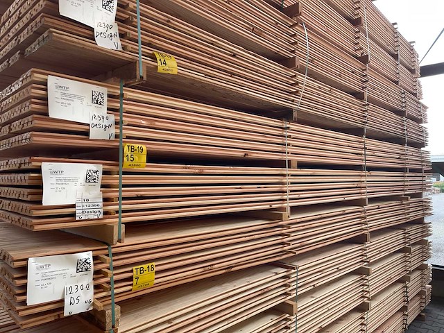 Douglas design- triple- deens profiel 5000x142x18mm (160x) - afbeelding 1 van  1