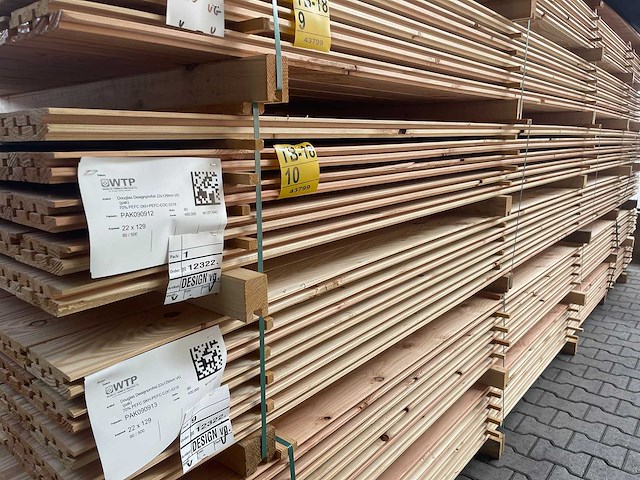 Douglas design- triple- deens profiel 5000x142x18mm (80x) - afbeelding 3 van  3