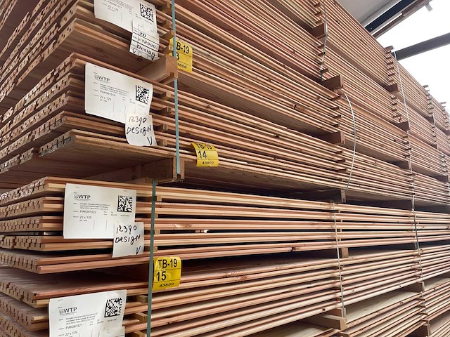 Douglas design- triple- deens profiel 5000x142x18mm (80x) - afbeelding 4 van  4