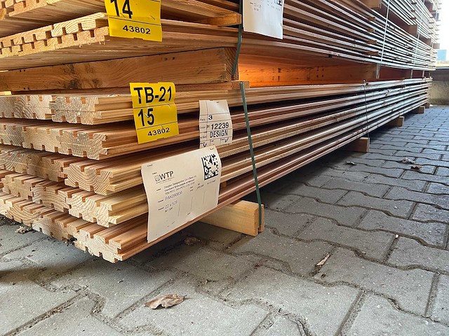 Douglas design- triple- deens profiel 5000x142x18mm (80x) - afbeelding 4 van  4