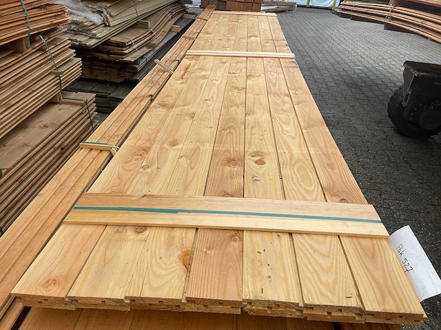 Douglas design- triple- deens profiel 5000x142x22mm (14x) - afbeelding 1 van  3