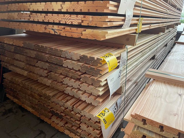 Douglas design- triple- deens profiel 5000x142x22mm (80x) - afbeelding 4 van  4