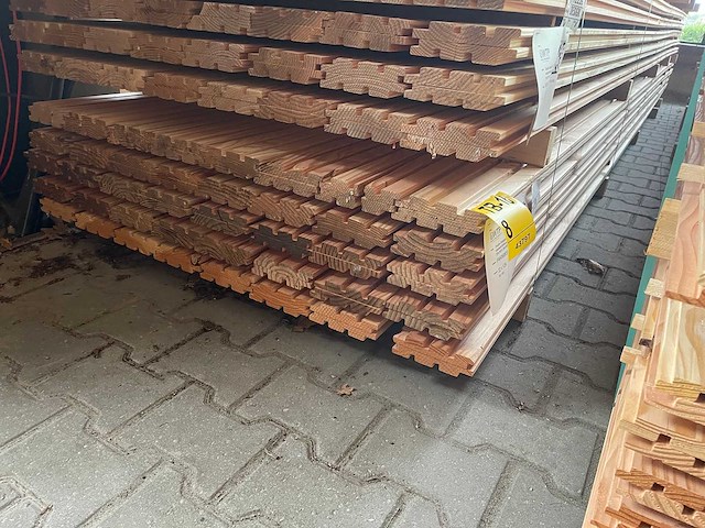 Douglas design- triple- deens profiel 5000x142x22mm (80x) - afbeelding 4 van  4