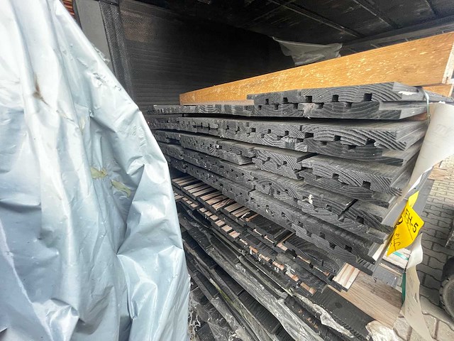 Douglas design- triple- deens profiel zwart gecoat 5000x142x22mm (75x) - afbeelding 3 van  3