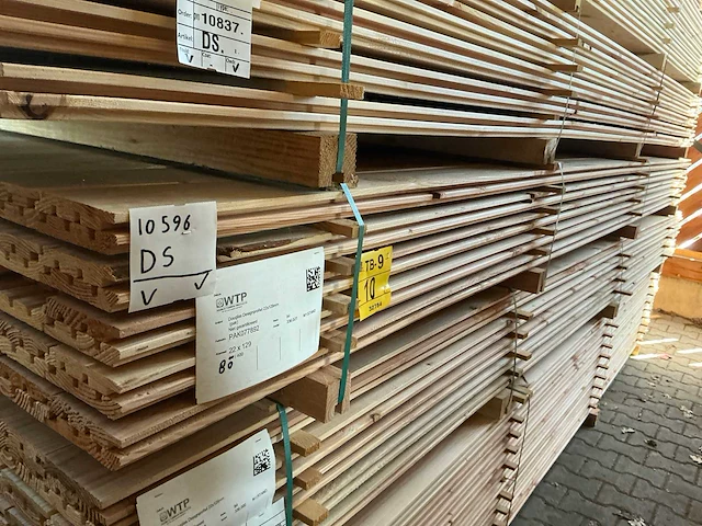 Douglas design- tripple- deens profiel, 4000x142x22mm (80x) - afbeelding 4 van  4