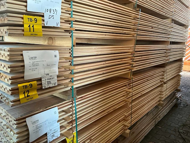 Douglas design- tripple- deens profiel, 4000x142x22mm (84x) - afbeelding 4 van  4