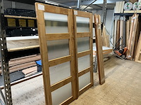 Douglas dubbel deurkozijn, melkglas hillhout - afbeelding 2 van  5