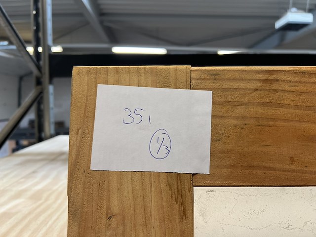 Douglas dubbel deurkozijn, melkglas hillhout - afbeelding 3 van  5