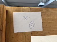 Douglas dubbel deurkozijn, melkglas hillhout - afbeelding 4 van  5